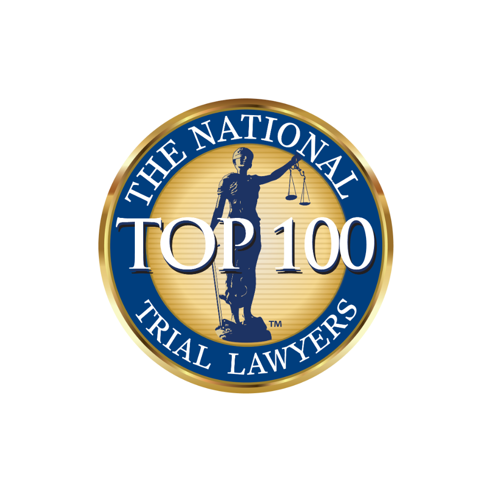 The National Trial Lawyers Top 100 badge